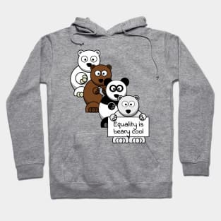 Equality is beary cool Hoodie